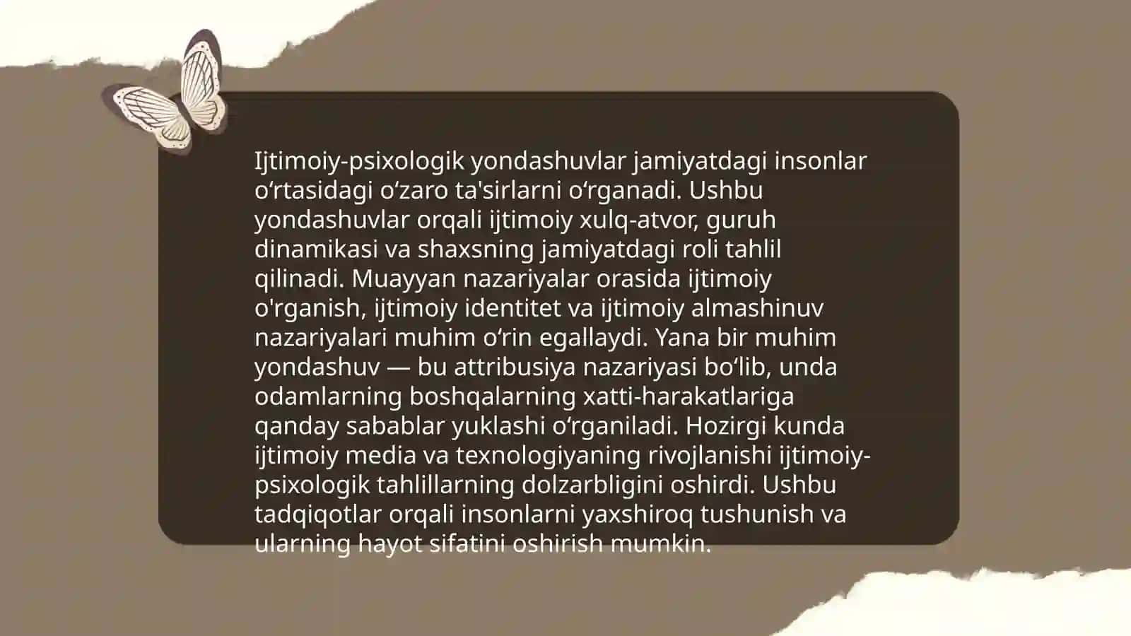 Konfliktlarni õrganishning ijtimoiy-psixologik nazariyalari 4