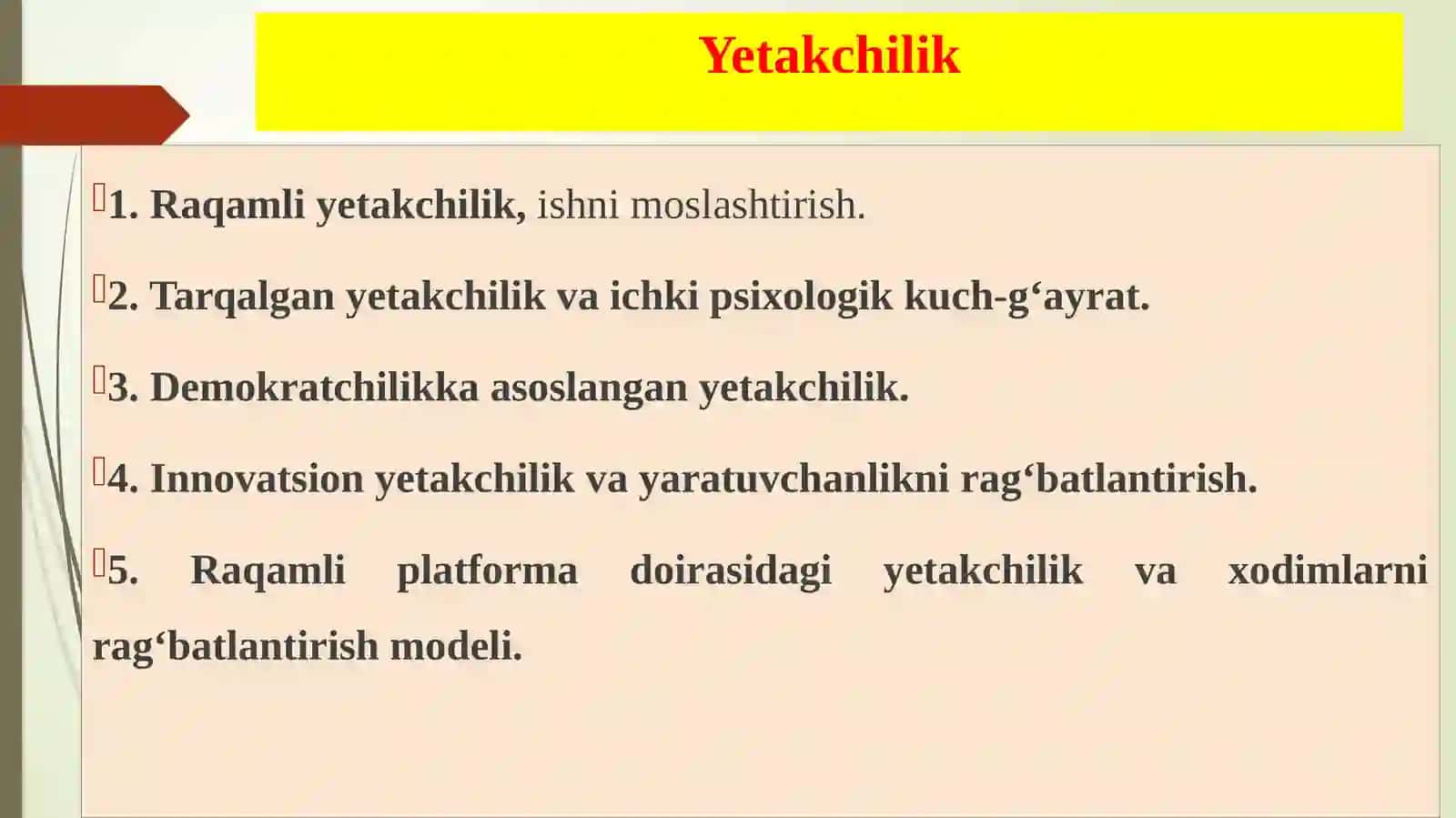Raqamli yetakchilik va raqamli kompetensiyalar 4