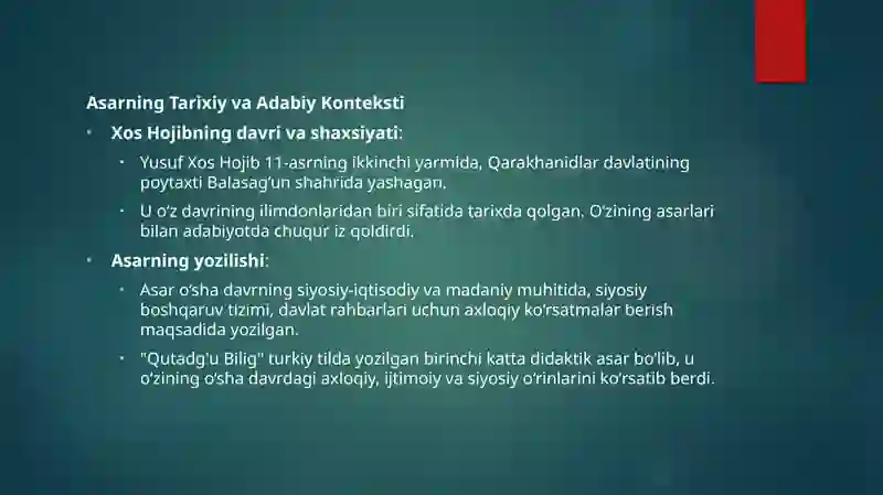Qutadg’u Bilig 4