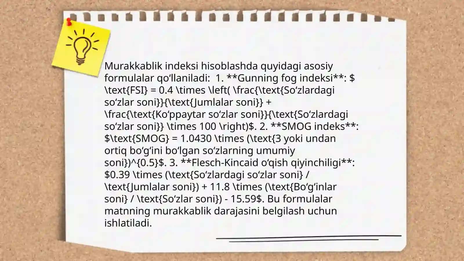 Test topshiriqlarining murakkablik indeksi 4
