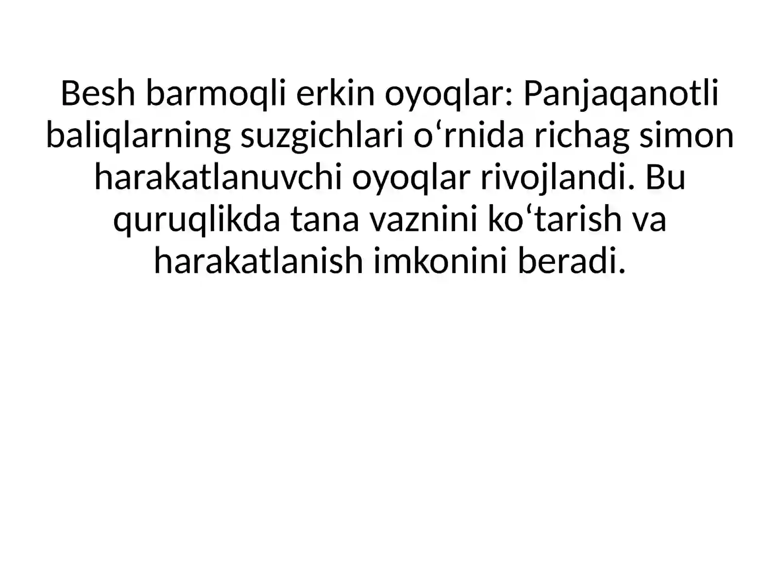Tetrapoda Kattasinf Infigamansubhayvonlari 4