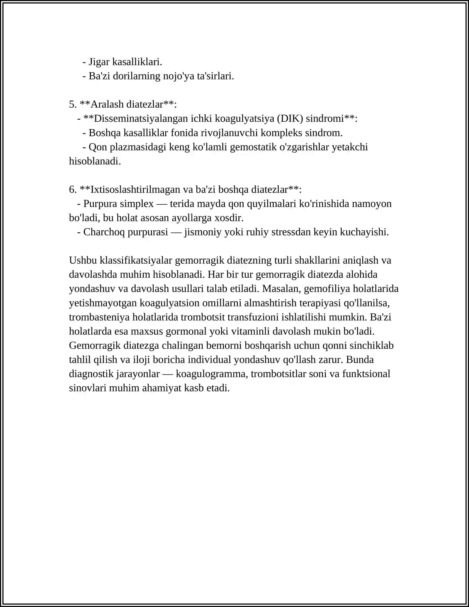 GEMORRAGIK DIATEZLARNING KÒRINISHLARI 4