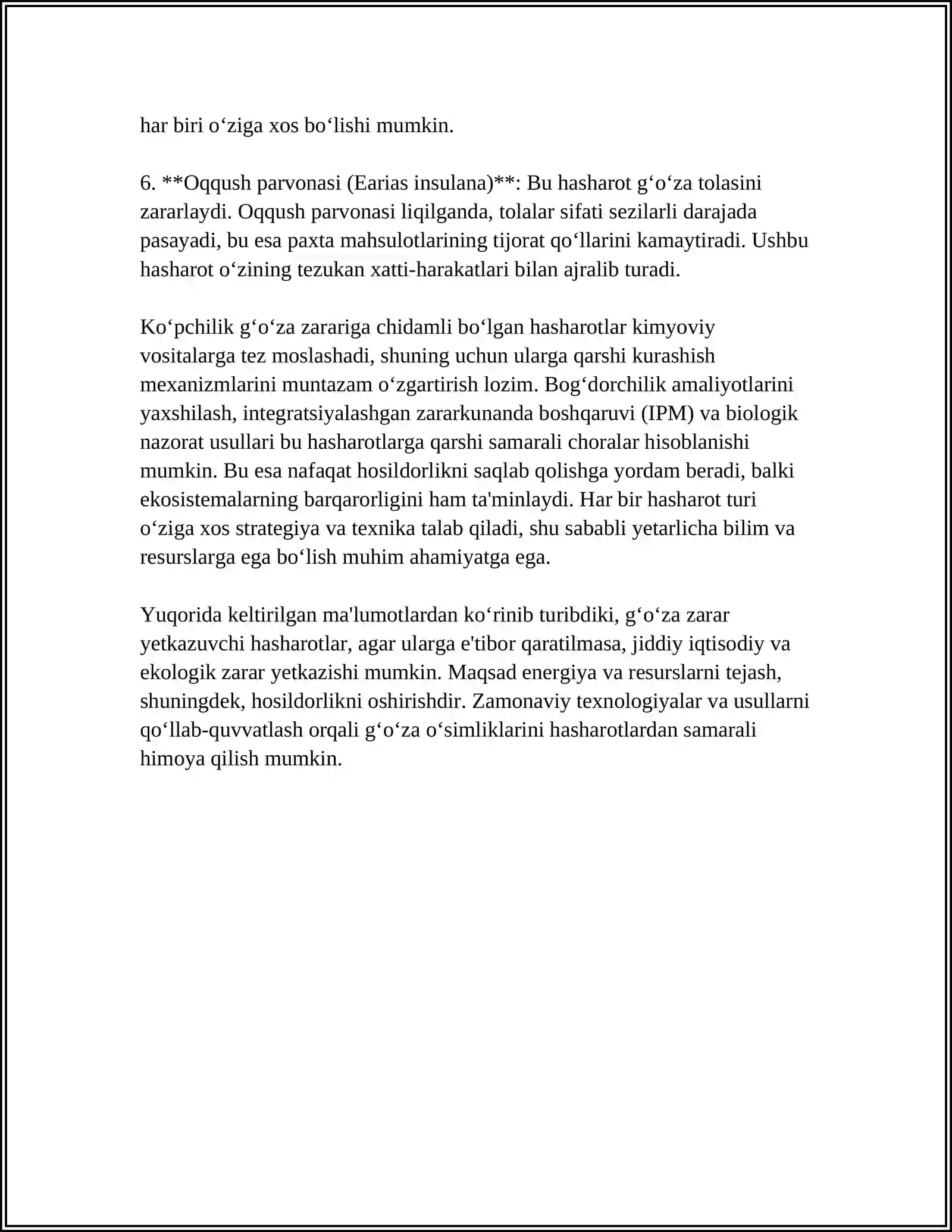 G‘O‘ZAGA ZARAR YETKAZUVCHI HASHAROTLAR 4