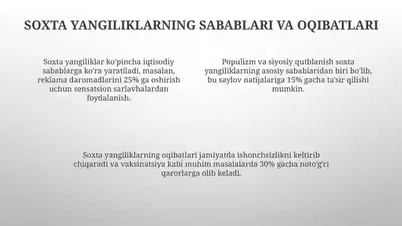 Soxta yangiliklar fenomeni 4