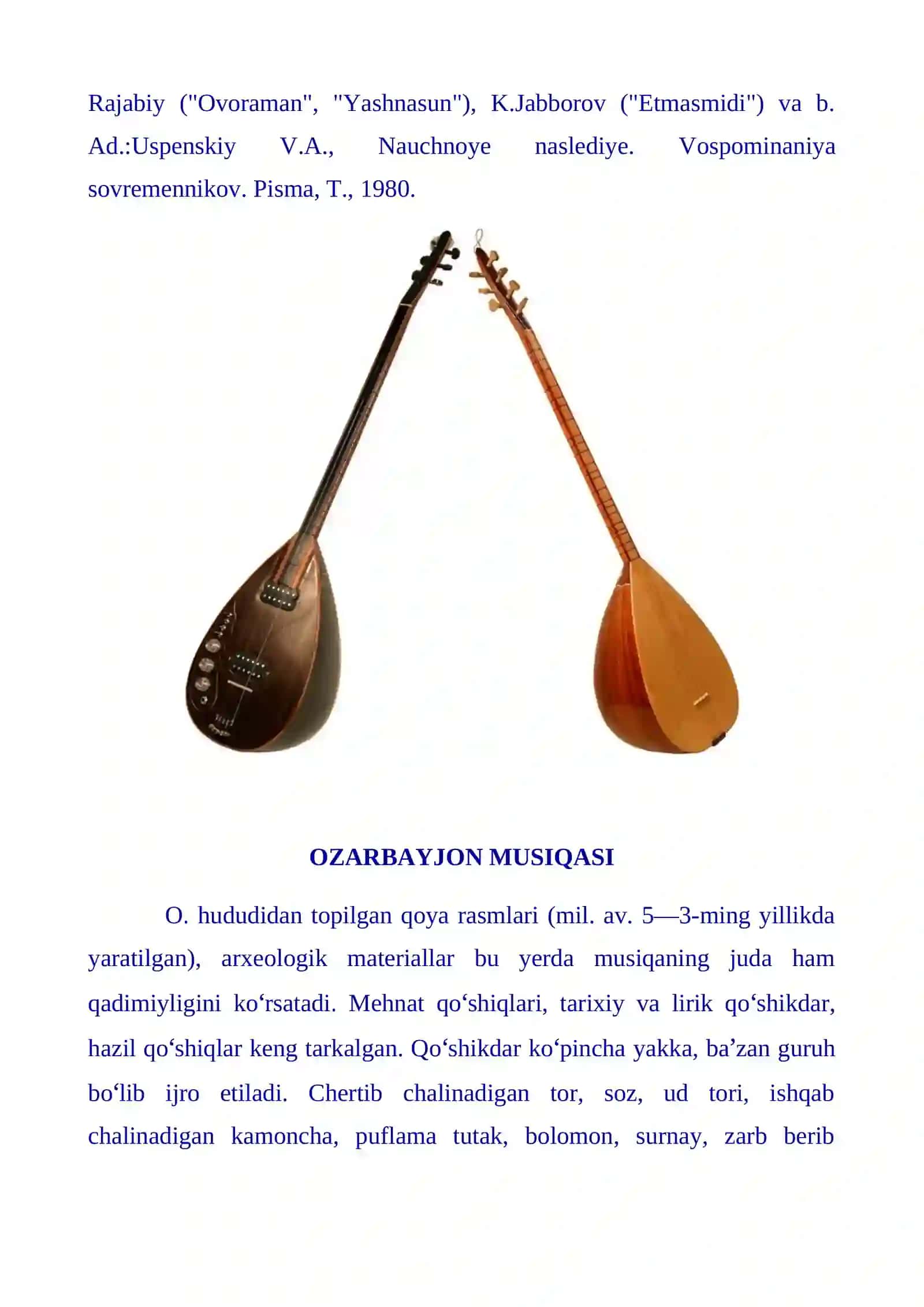 TURK VA OZARBAYJON MUSIQASI 4
