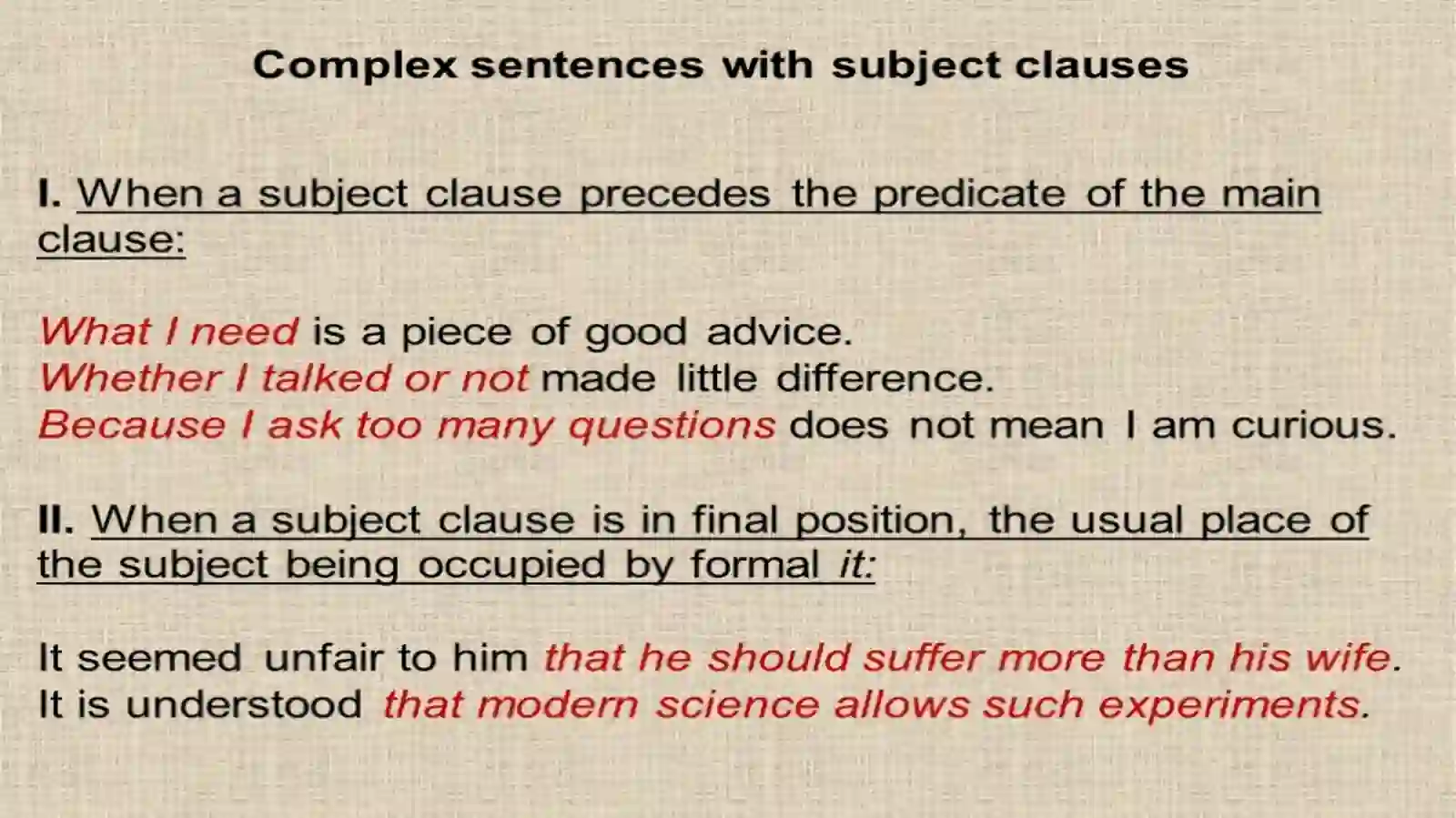 Lecture 8The complex sentence 4