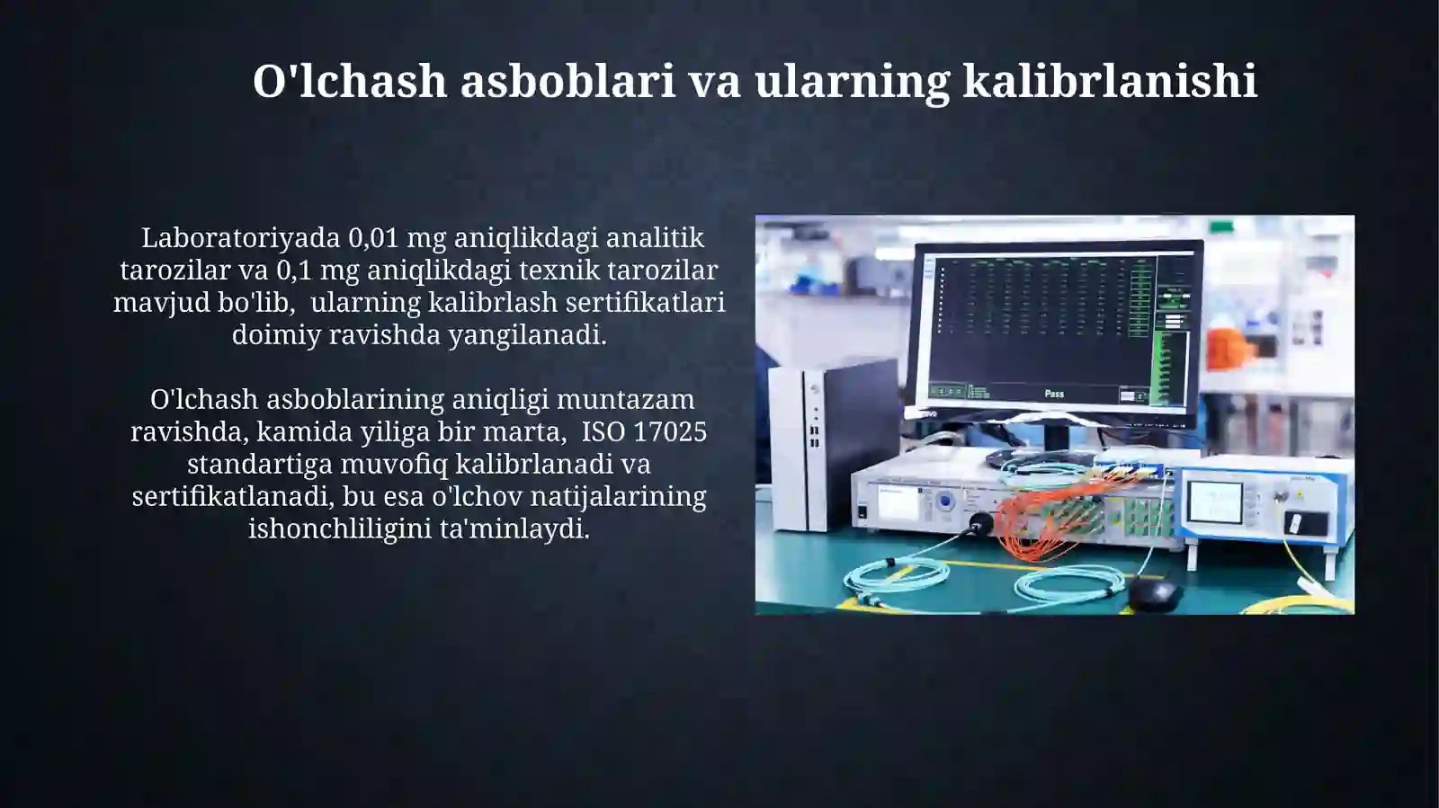 Centex.Uz Sifat Ko'rsatkichlarini Aniqlash Laboratoriyasidagi Asbob-Uskunalar Umumiy Ko'rinishi 4