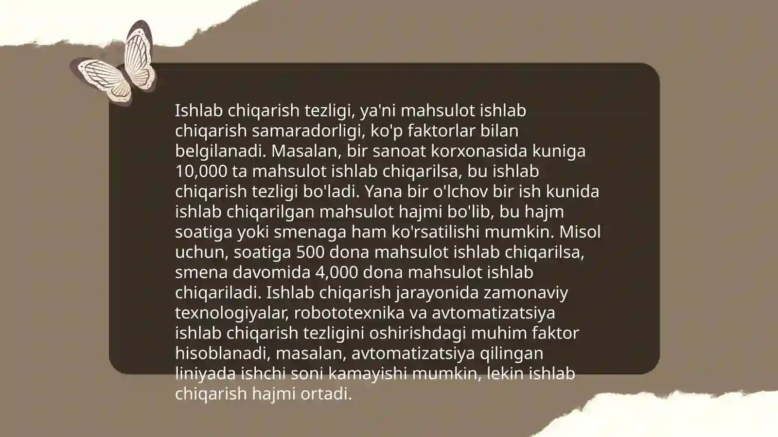 Avtomatlashtirish samaradorligining asosiy koʻrsatkichlari 4