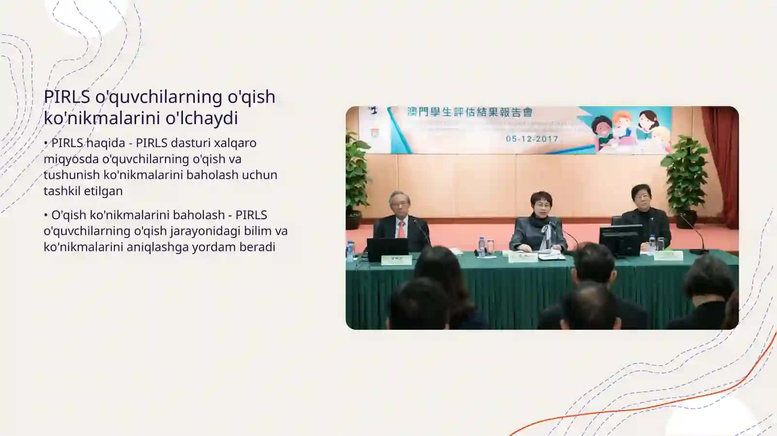 TIMSS, PIRLS, PISA, TALIS, EGMA, EGRA xalqaro baholash dasturi mazmun va mohiyati 4