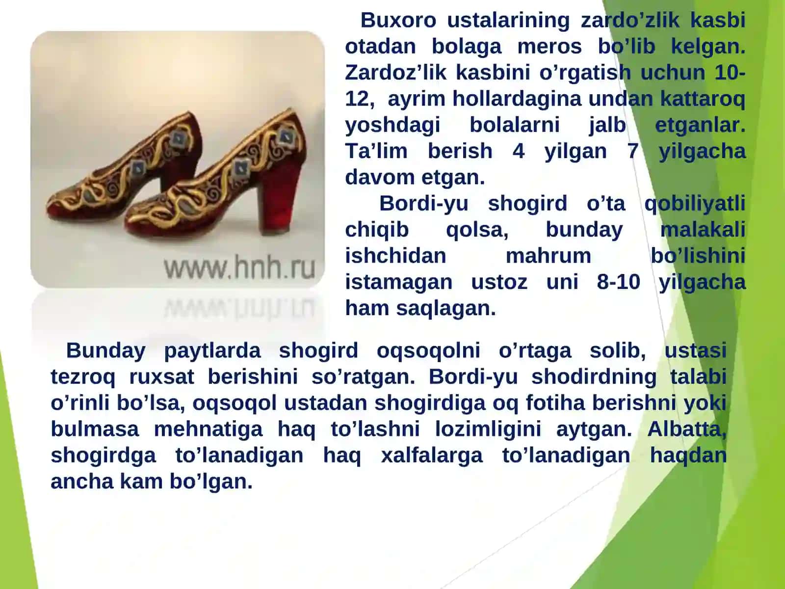 Zardo'zlik dekorativ panno bajarish.ppt 4