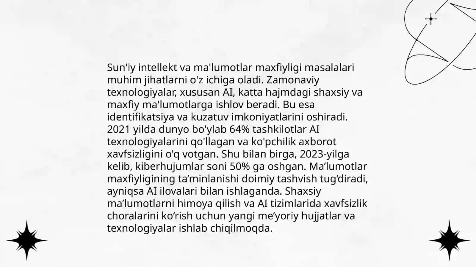 Suniy intelektni mamuriy huquqiy tartibga solish 4