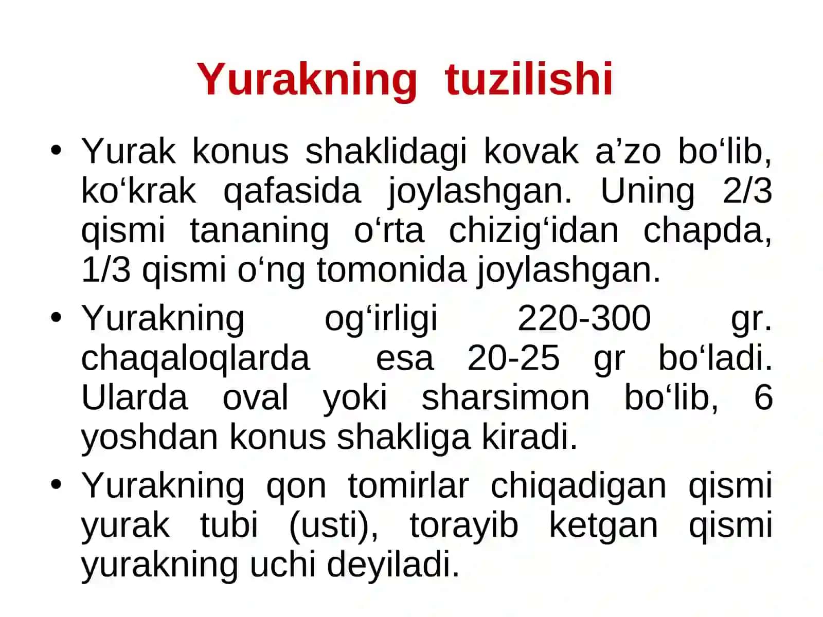 4-mavzu:YURAKQON- TOMIR TIZIMI HAYOT FAOLIYATI XAVFSIZLIGI 4