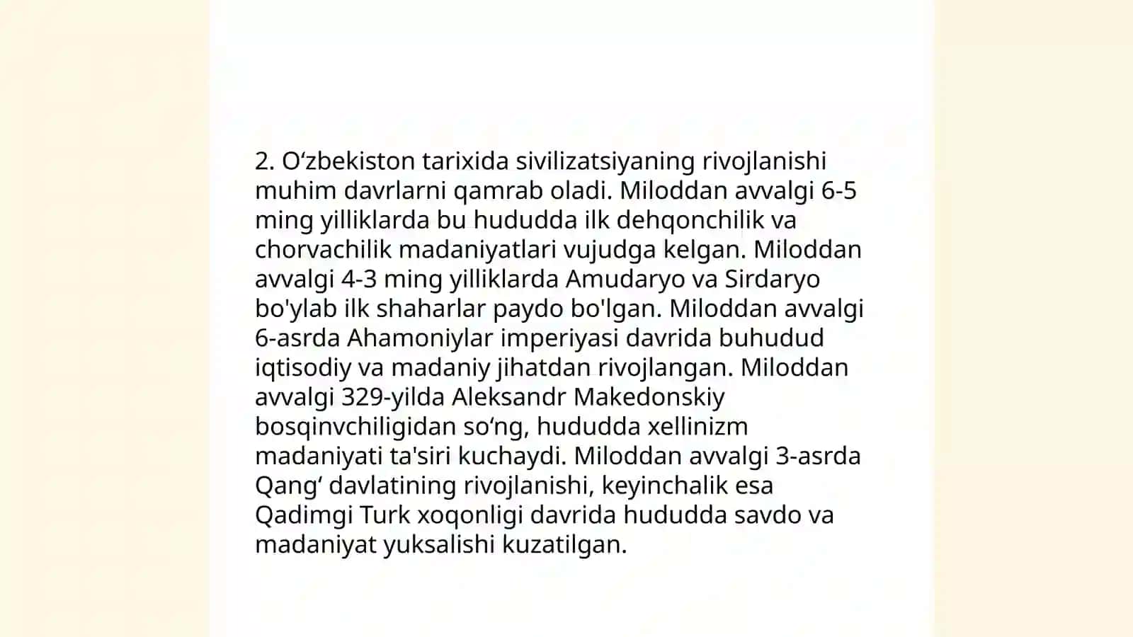 Sivilizatsion qarashlarning shakllanishi 4