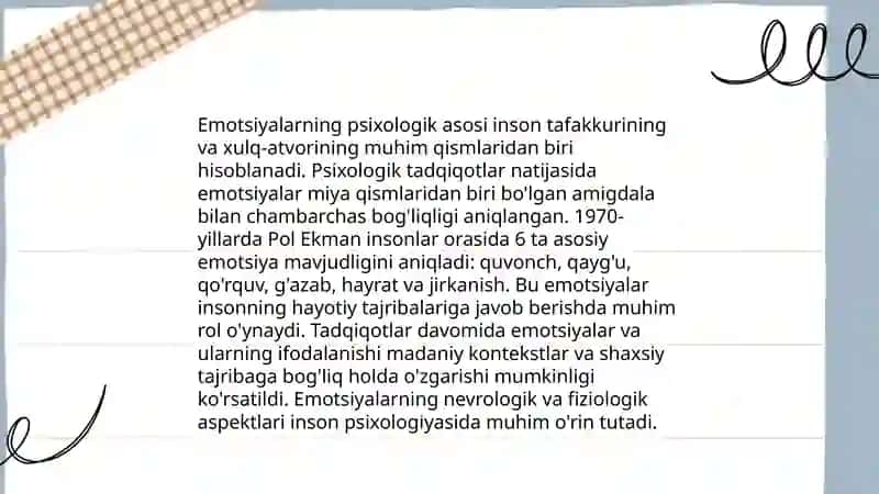 Emotsiya tushunchasi va turlari 4