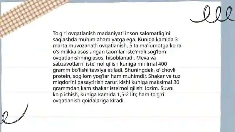 O'quvchi Yoshlarida Sog'lom Turmush Tarzi Madaniyatini Shakllantirishning Samarali Shakli va Metodlari 4
