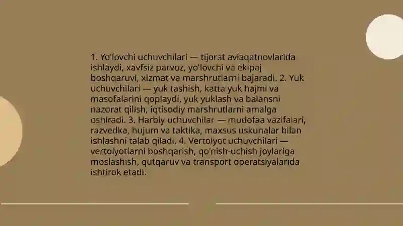 Uchuvchi kasbi 4