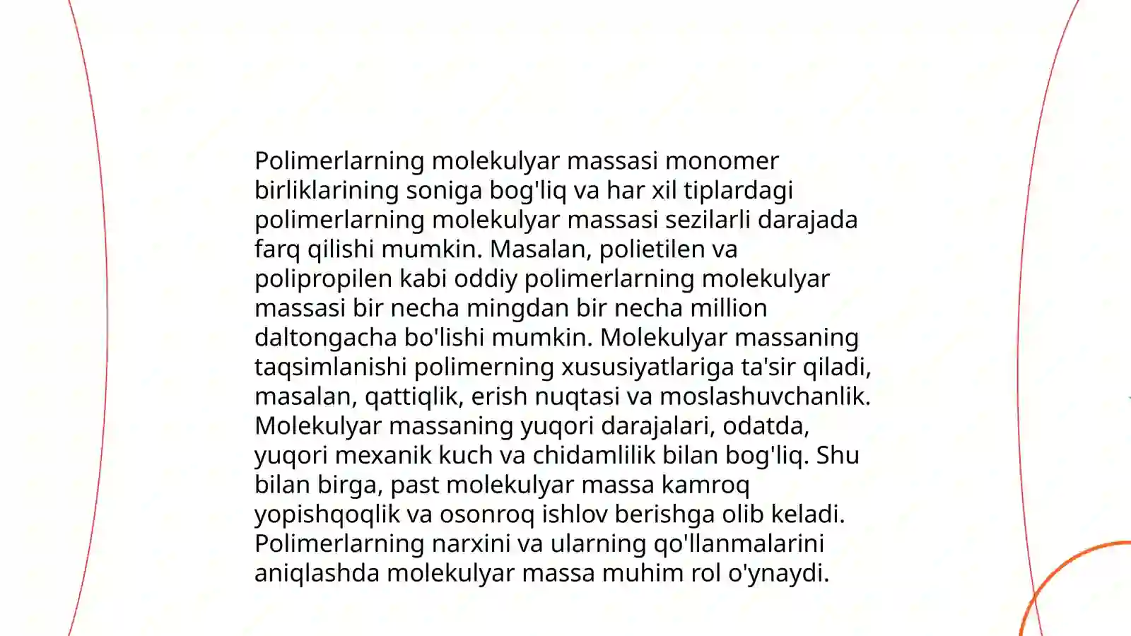 Polimerlarning polidesperslikini aniqlash 4
