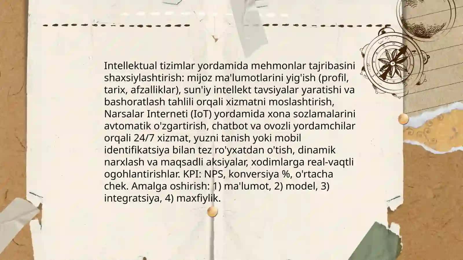 Mehmondoʻstlik sohasida innovatsion tadbirlarni tashkil qilish 4