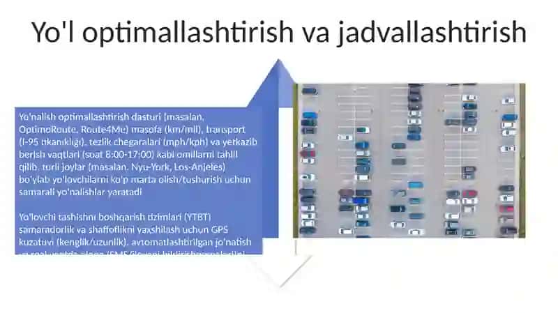Avtomobil transportida yoʻlovchilarni tashishni tashkil etish 4