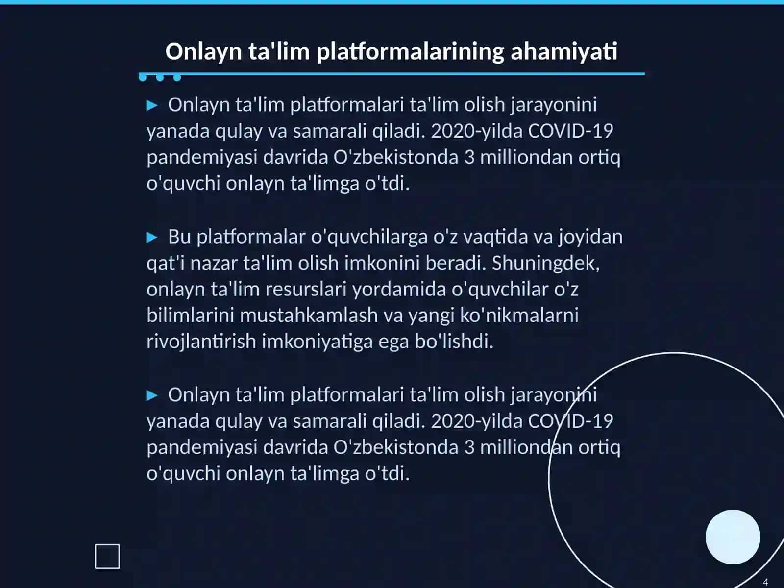 Zamonaviy ta'lim texnologiyalari 4