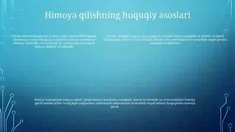 Aholida Himoya Qiladigan Hududlarning Huquqiy Himoyasi 4