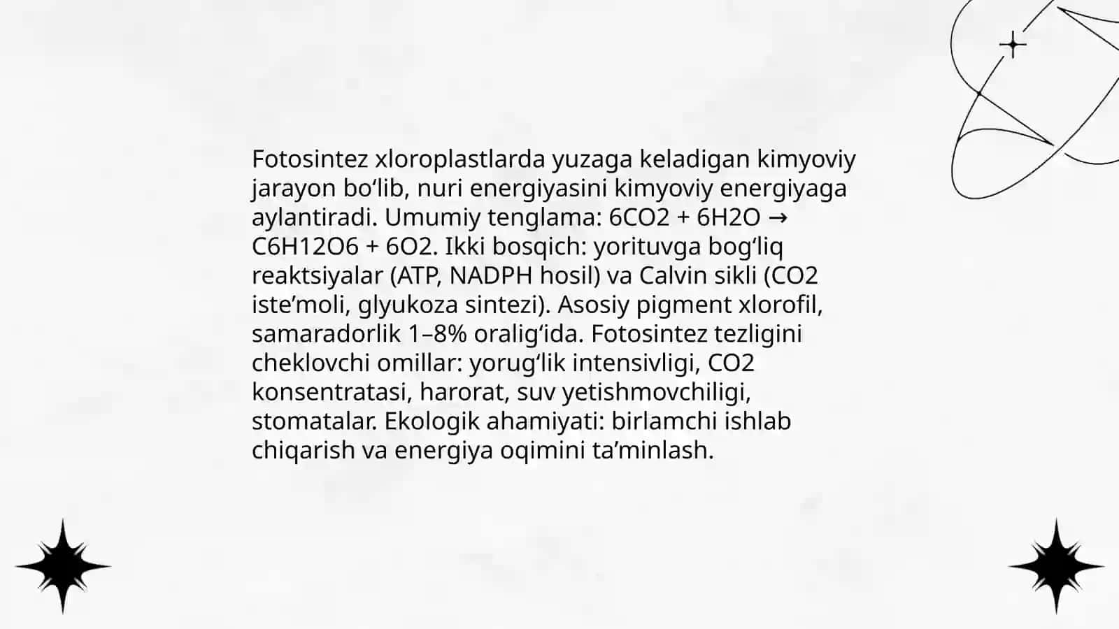 O'simliklar dunyosi va ularnu hayot tarzi haqidagi bilimlarni bilib olish va tahlil qilish 4
