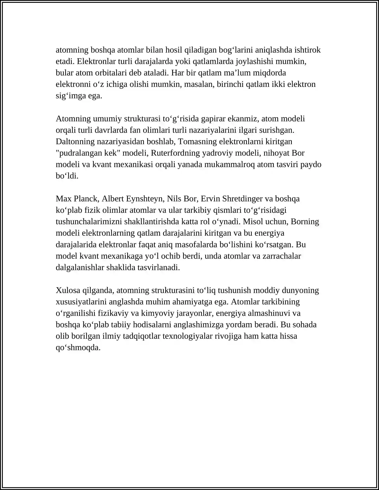 ATOM MOLEKULYAR TALIMOT 4