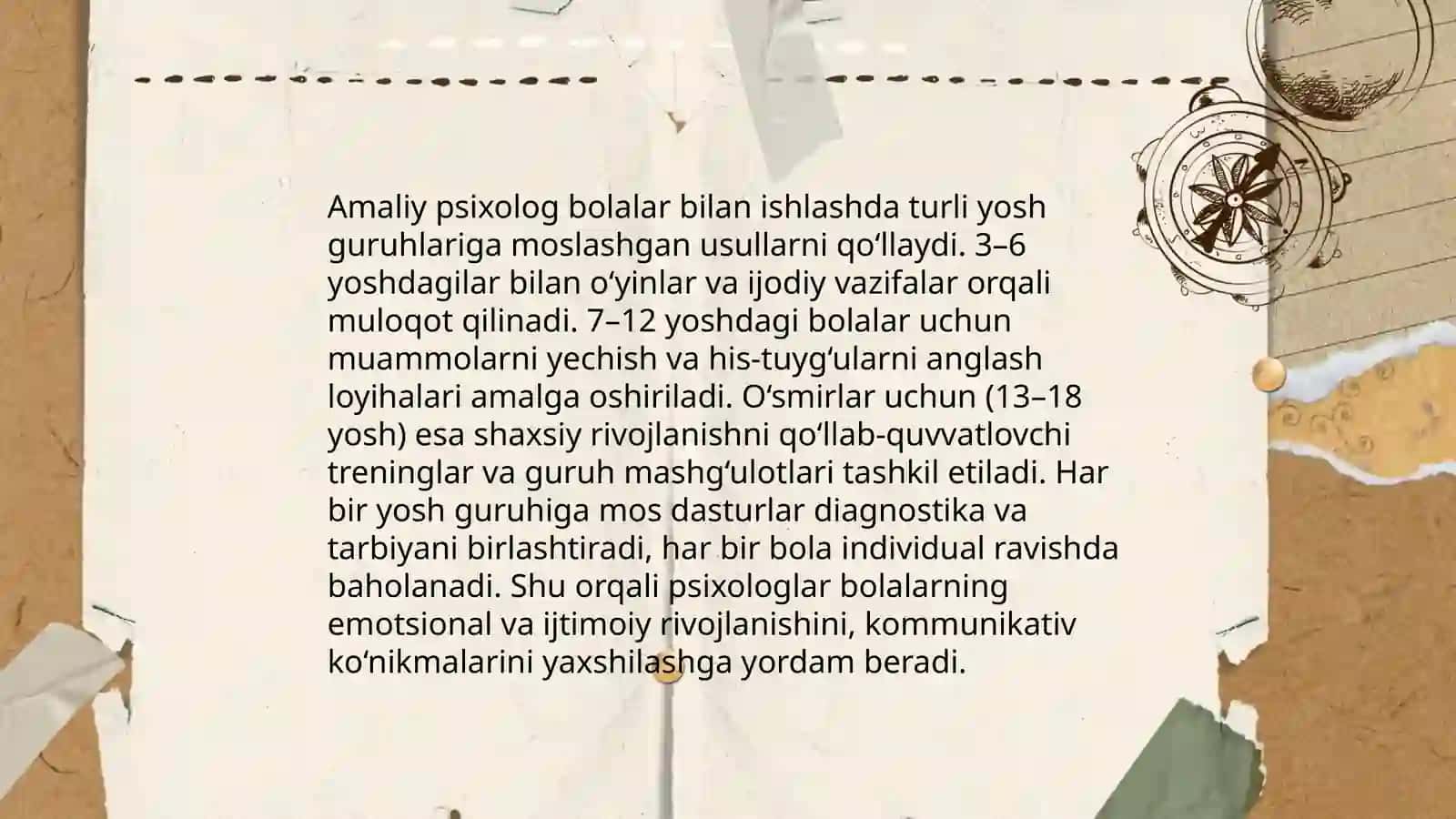 Turli yosh va kategoriyadagi ta'lim olivchilar bilan amaliy psixologning faoliyati 4