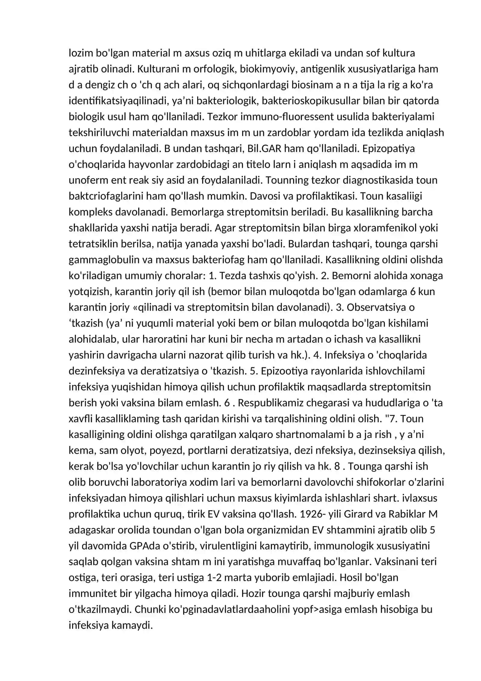 Toun kasalligining qo‘zg‘atuvchisi 4