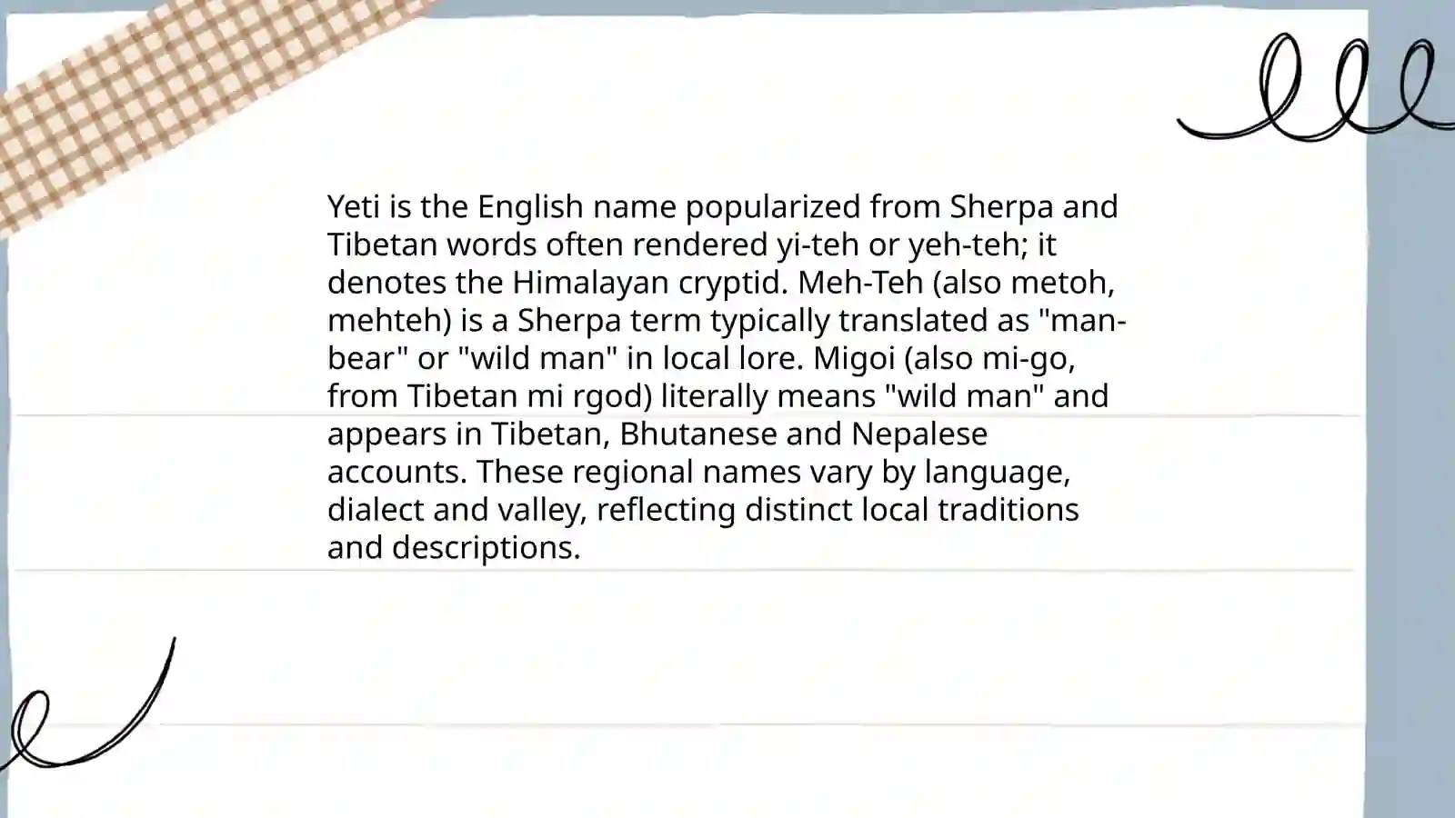 The Yeti 4