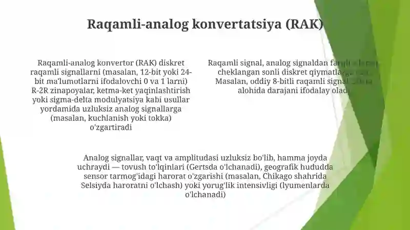 Arulog va raqamli signallar 4