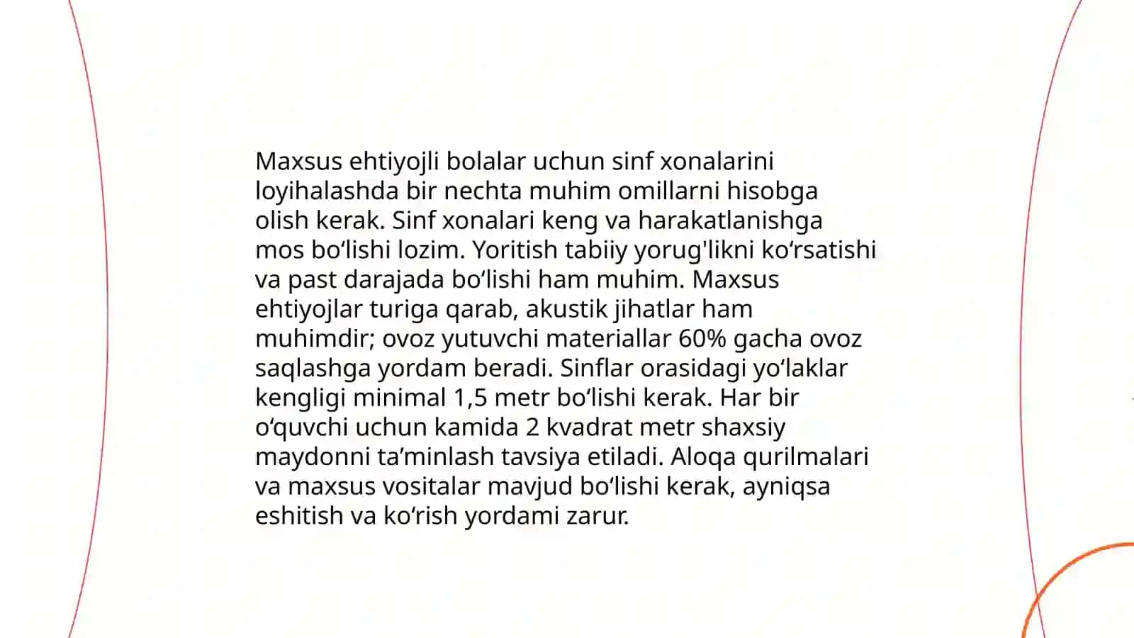 Imkoniyati cheklangan bolalarga maktab va sinf xonalarini moslashtirish va korreksion yordam koʻrsatishning huquqiy pedagogik aspektlari 4