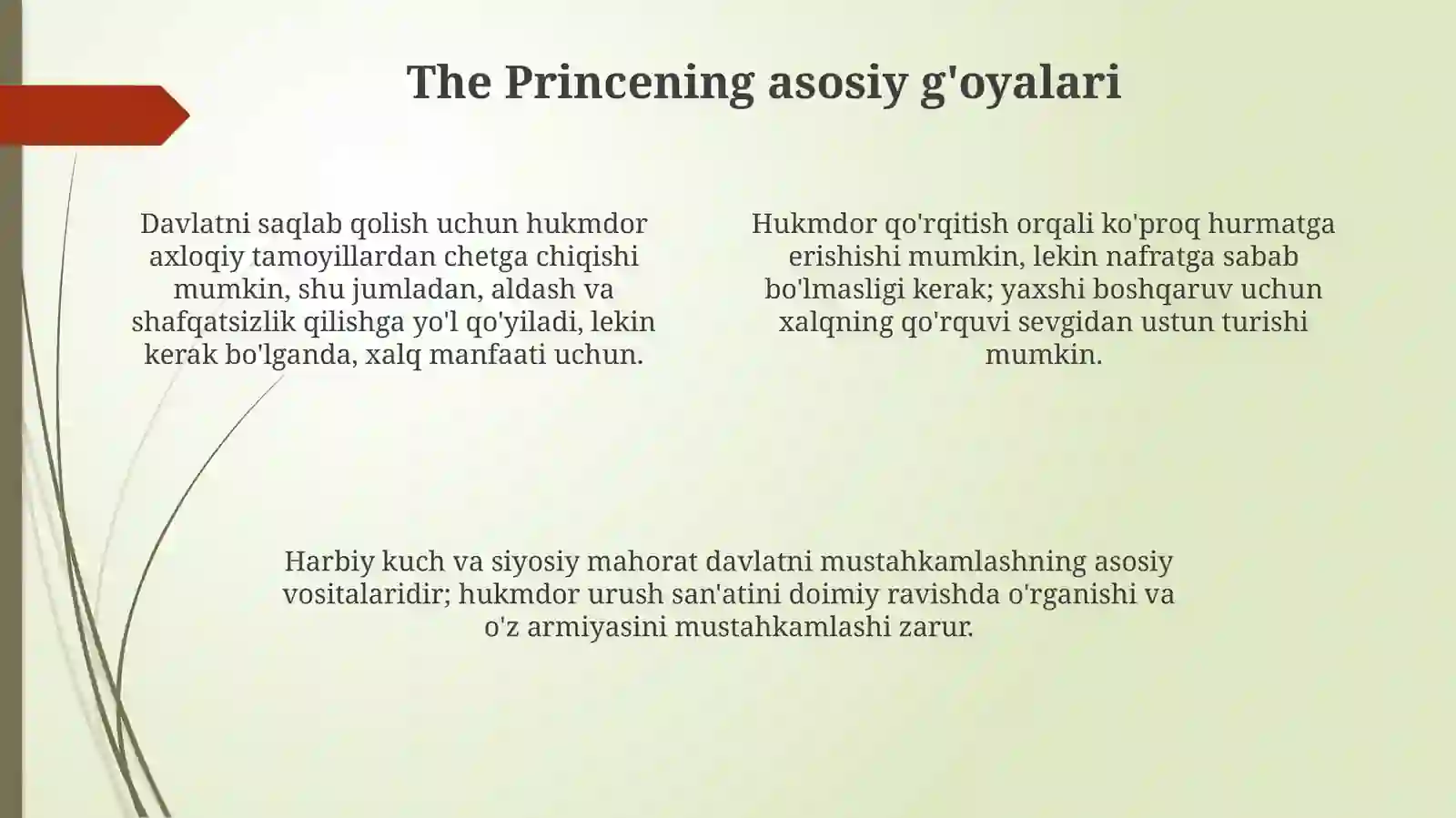 Makiavellining"Xukmdor"asari 4