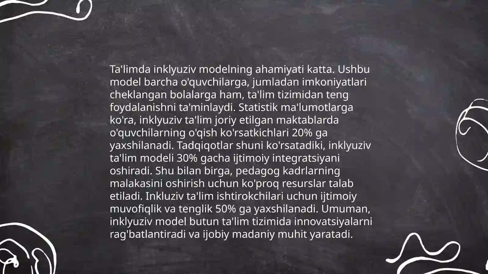 Inklyuziv ta'lim modellari:tahlil va xususiyatlari 4