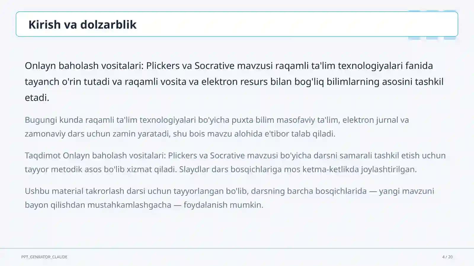 Plickers va Socrative 4