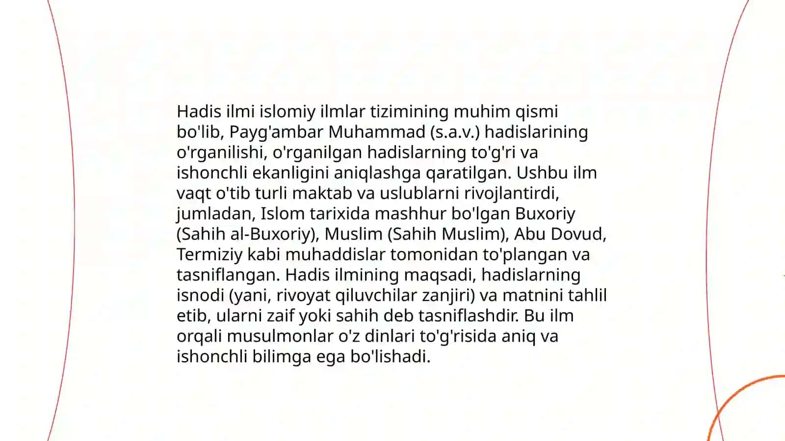 Islom dini manbalari va marosimlari 4
