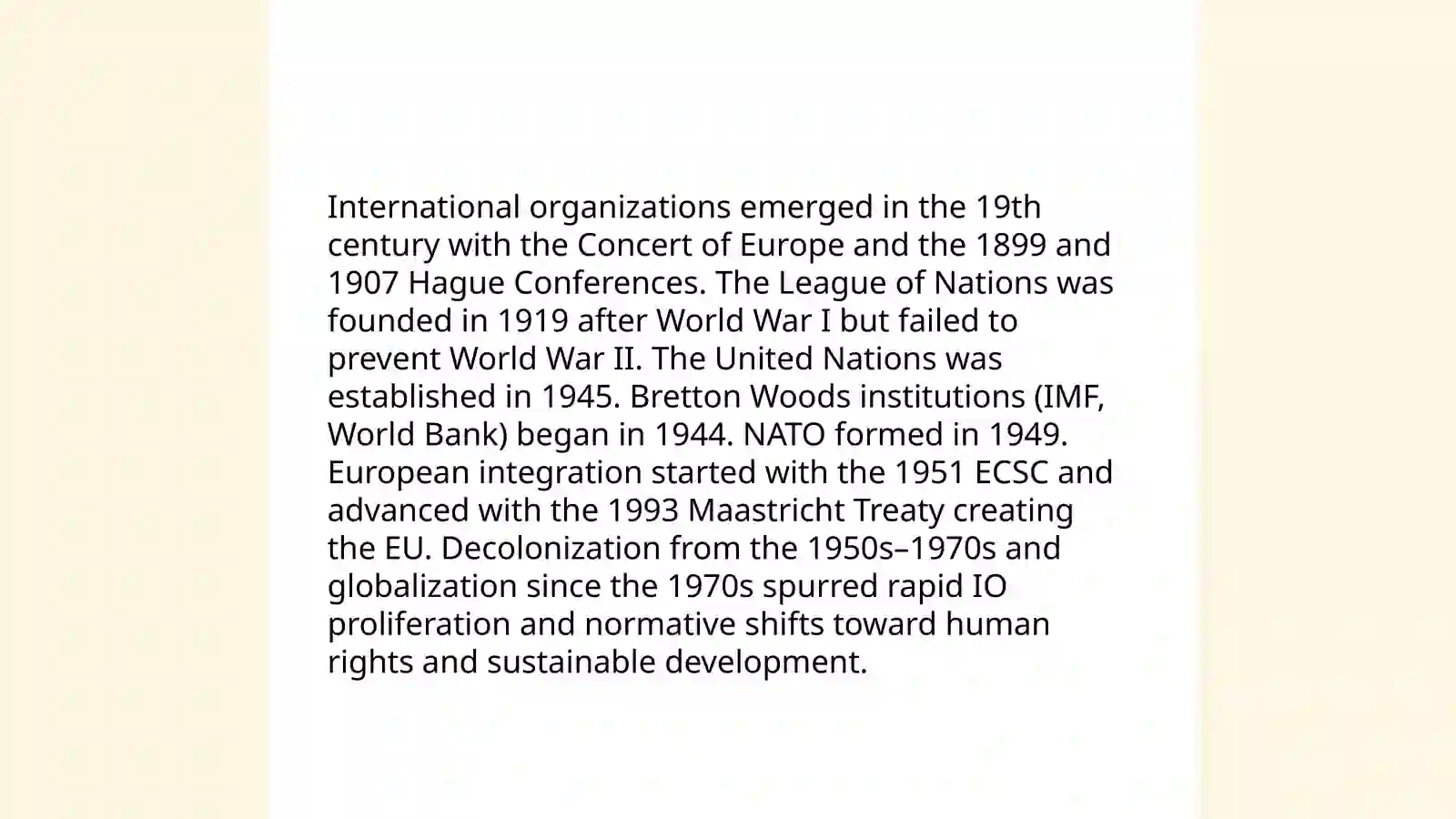 International Organizations 4