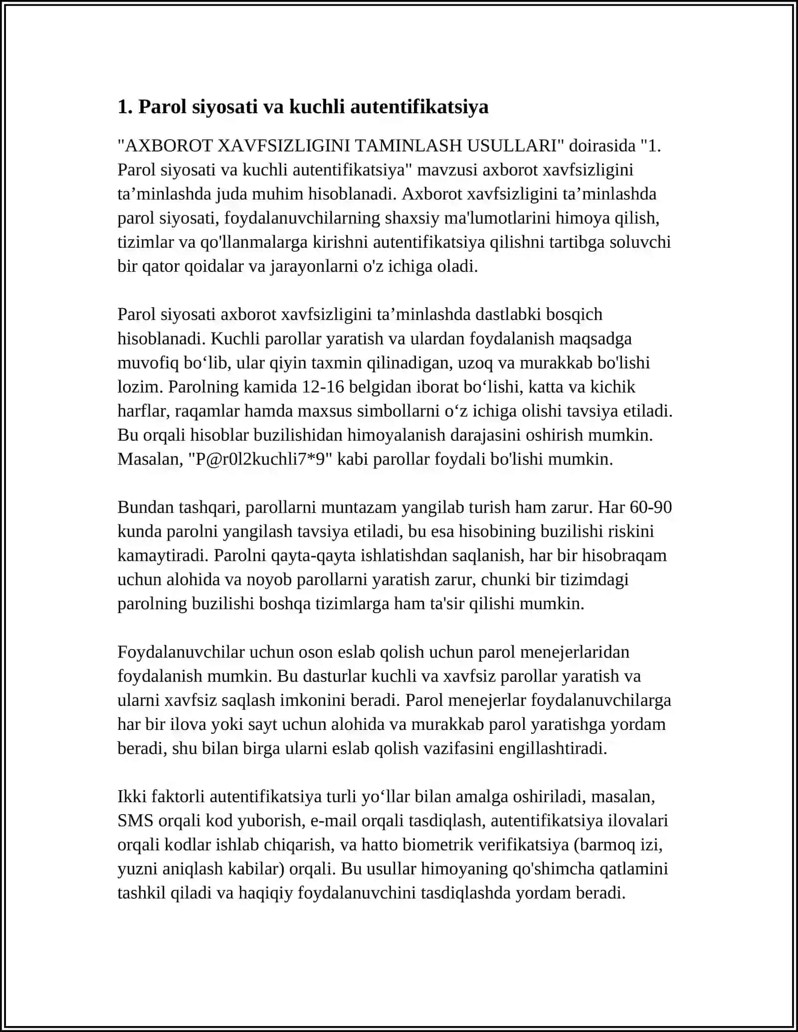 AXBOROT XAVFSIZLIGINI TAMINLASH USULLARI 4