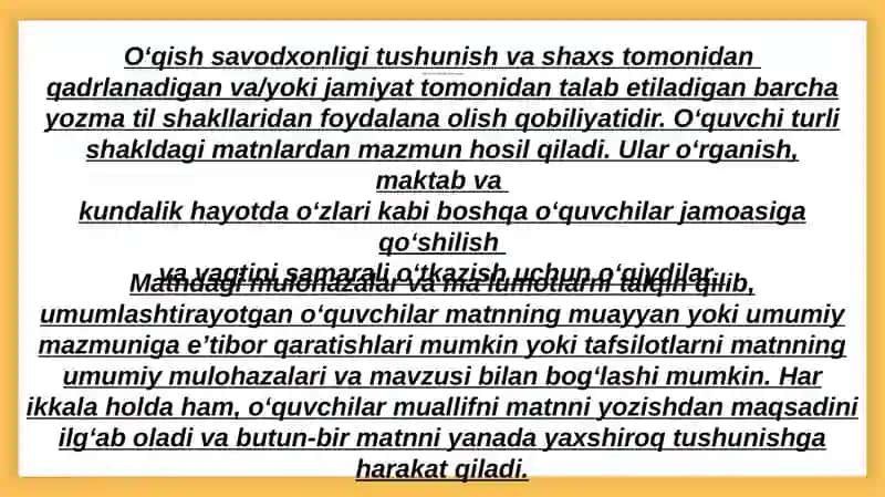 O'zbek til va adabiyoti yo'nalishi 5-20 guruh talabasi Olimova Sevinchning 4