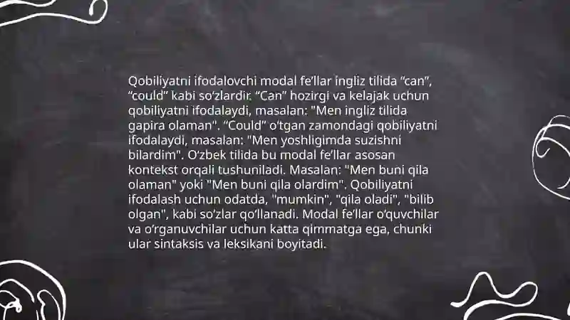 Modal verbs 4