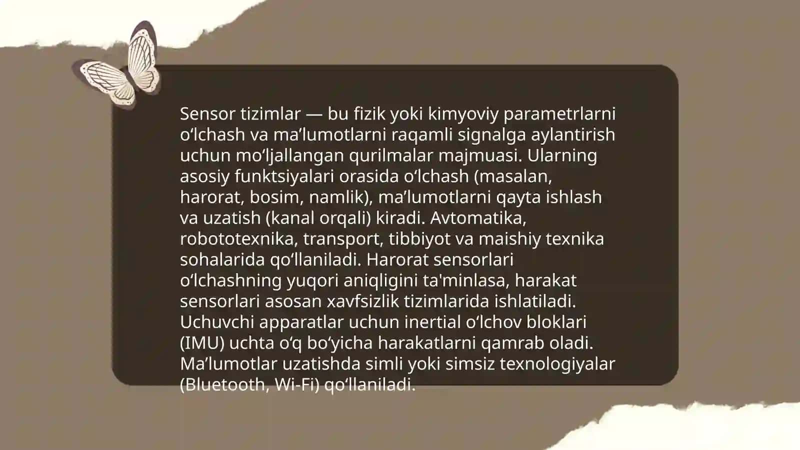 Sezgi va adabtatsiya haqida tushuncha 4