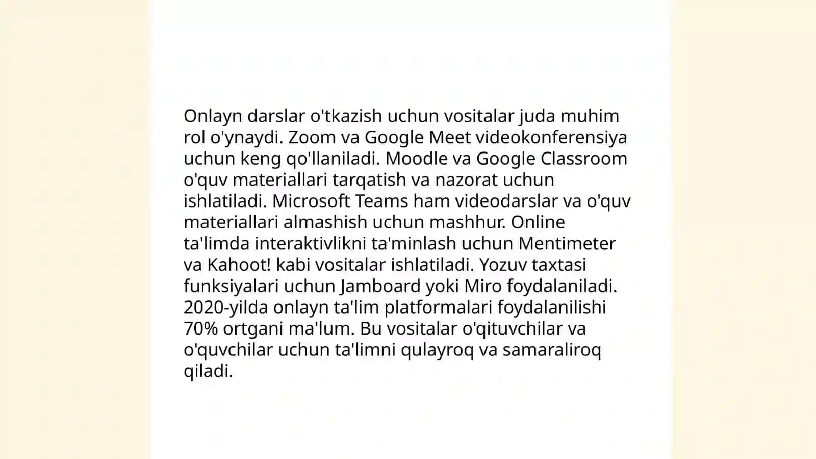 Raqamli ta'lim platformalari O'zbekistonda 4