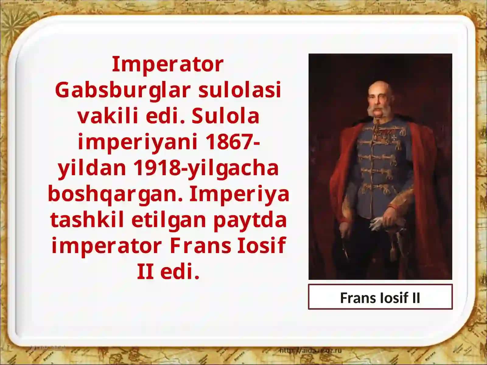 XIX asr oxiri-XX asr boshlarida Avstriya-Vengriya imperiyasi 4