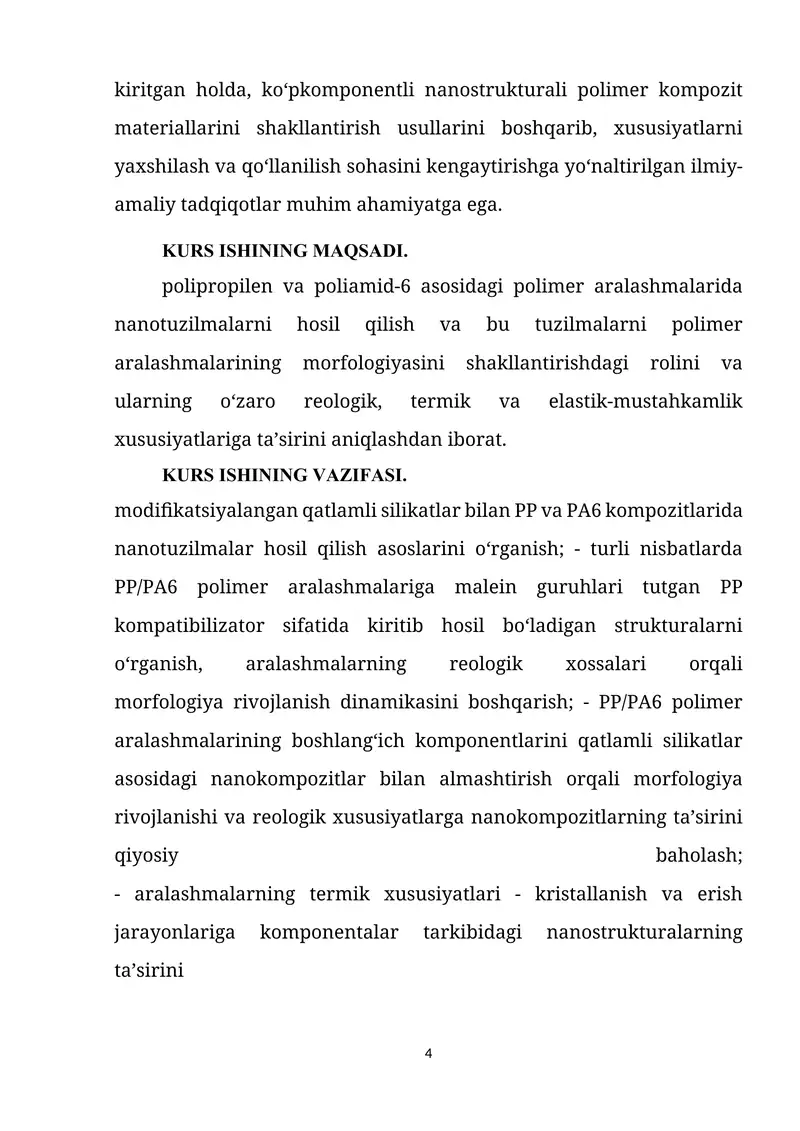 Mamlakatimizda polimerlar kimyosi sohasida ilmiy izlanishlar olib borayotgan olimlar va ularning ilmiy yutuqlari 4