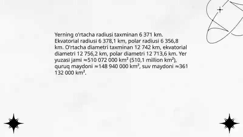 Yerning shakli — geoid tushunchasi 4