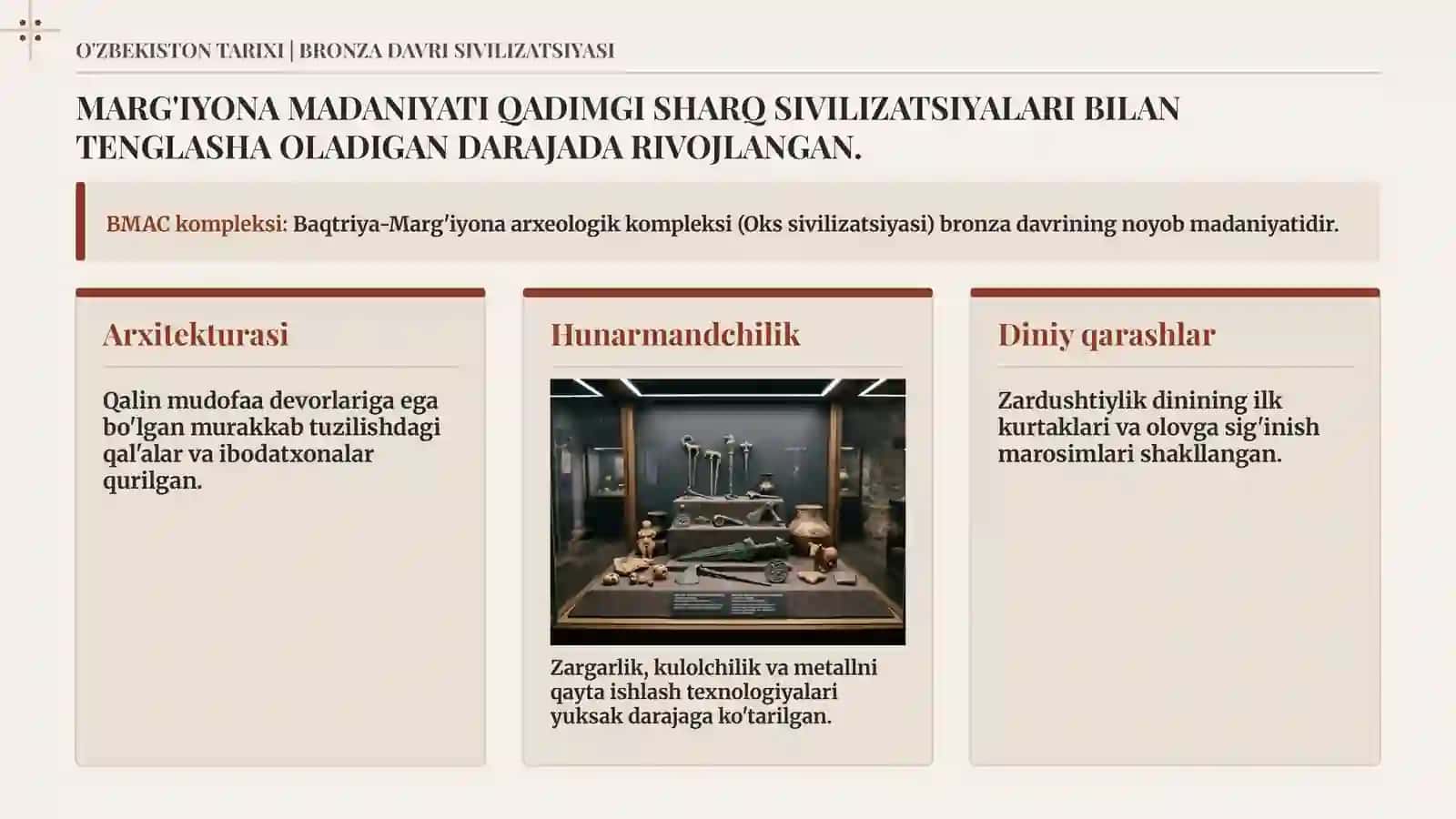 O'ZBEKISTON TARIXI 4