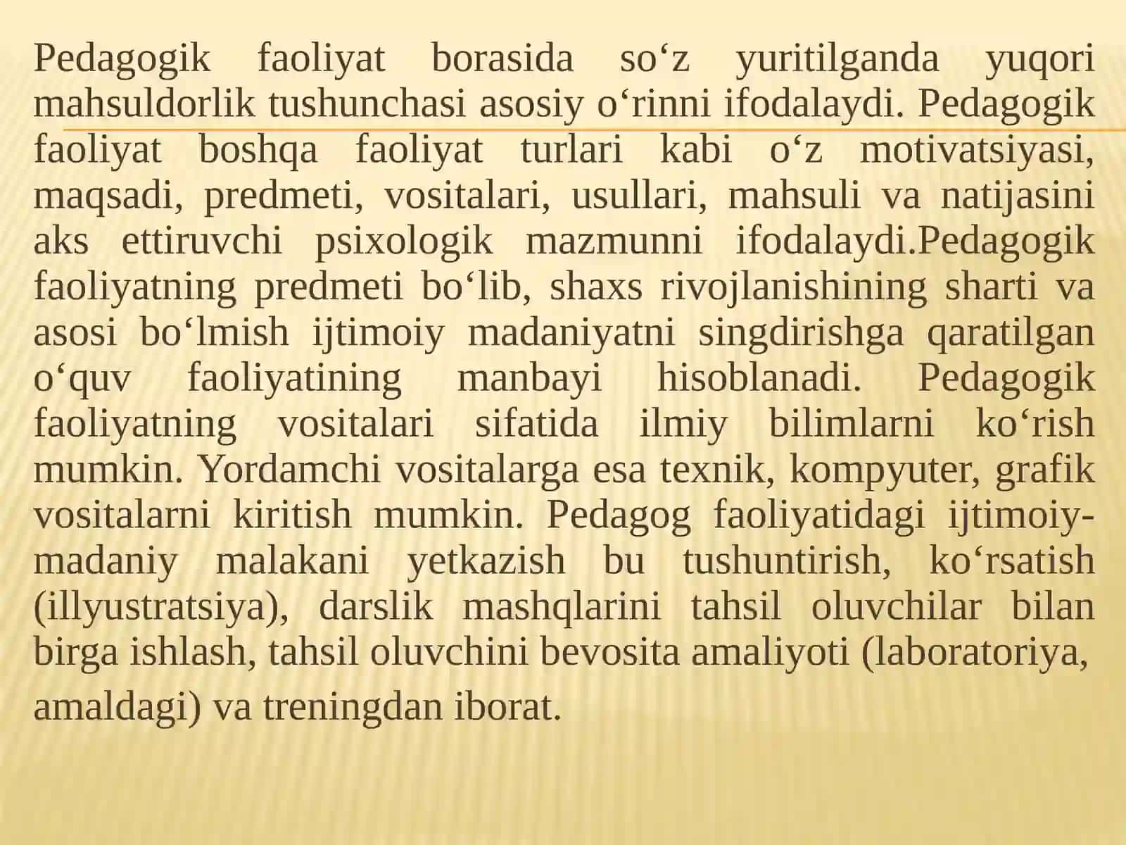 PEDAGOGIK FAOLIYATNING PSIXOLOGIK ASOSLARI 4
