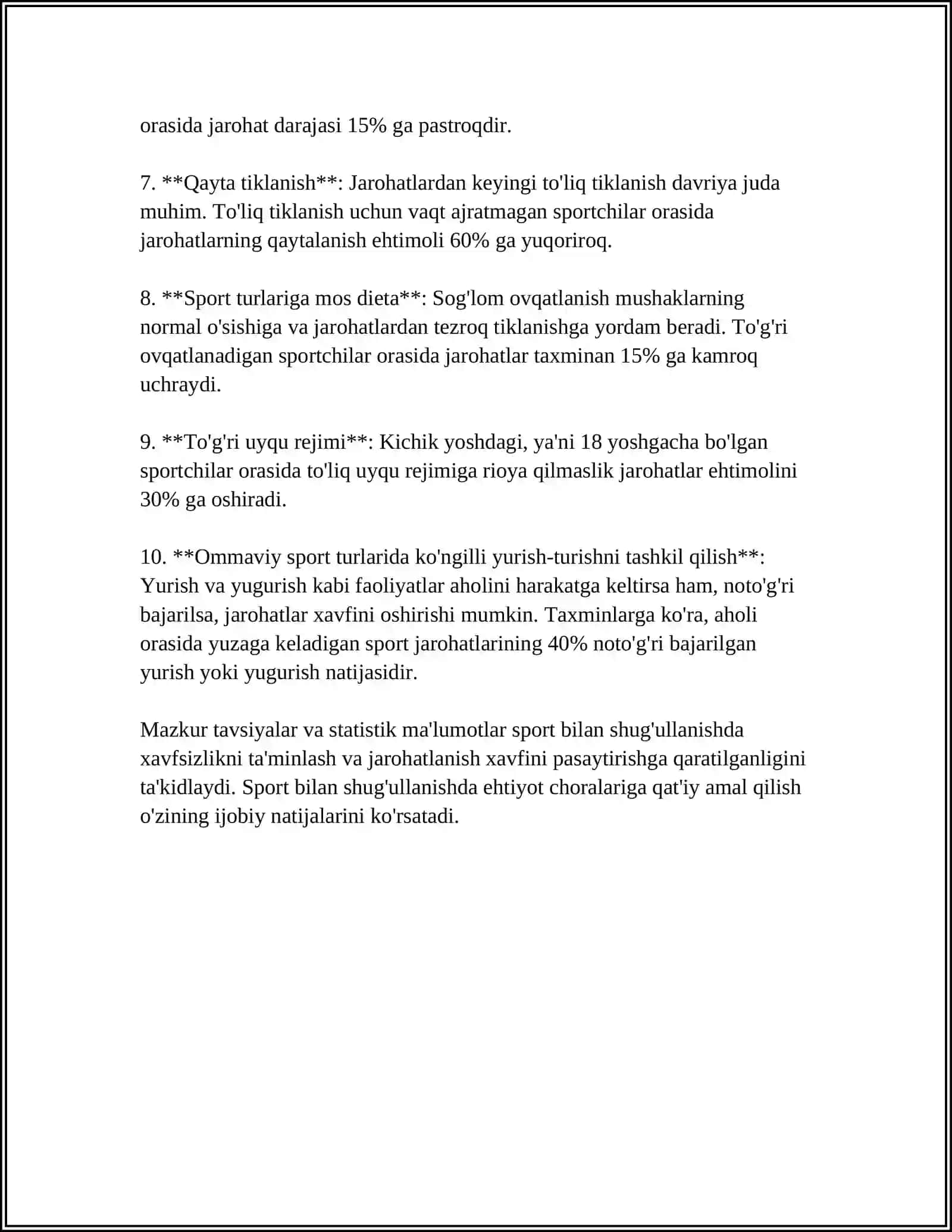 SPORTDA PEDAGOG SHIFOKOR NAZORATINI OʻTKAZISH 4