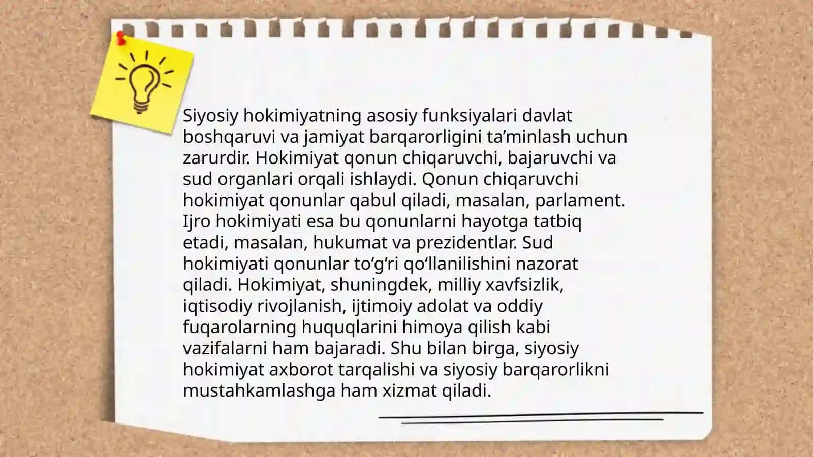Siyosiy hokimiyatning tuzilishi va uning ichki tashkiloti sifatida 4