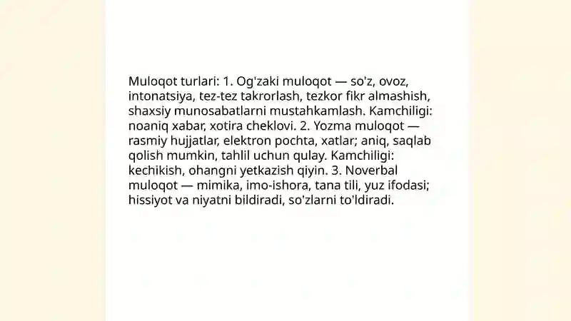 Muloqot 4